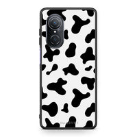Thumbnail for Huawei Nova 9 SE Cow Print θήκη από τη Smartfits με σχέδιο στο πίσω μέρος και μαύρο περίβλημα | Smartphone case with colorful back and black bezels by Smartfits