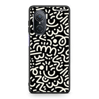 Thumbnail for Huawei Nova 9 SE Doodle Art Θήκη από τη Smartfits με σχέδιο στο πίσω μέρος και μαύρο περίβλημα | Smartphone case with colorful back and black bezels by Smartfits