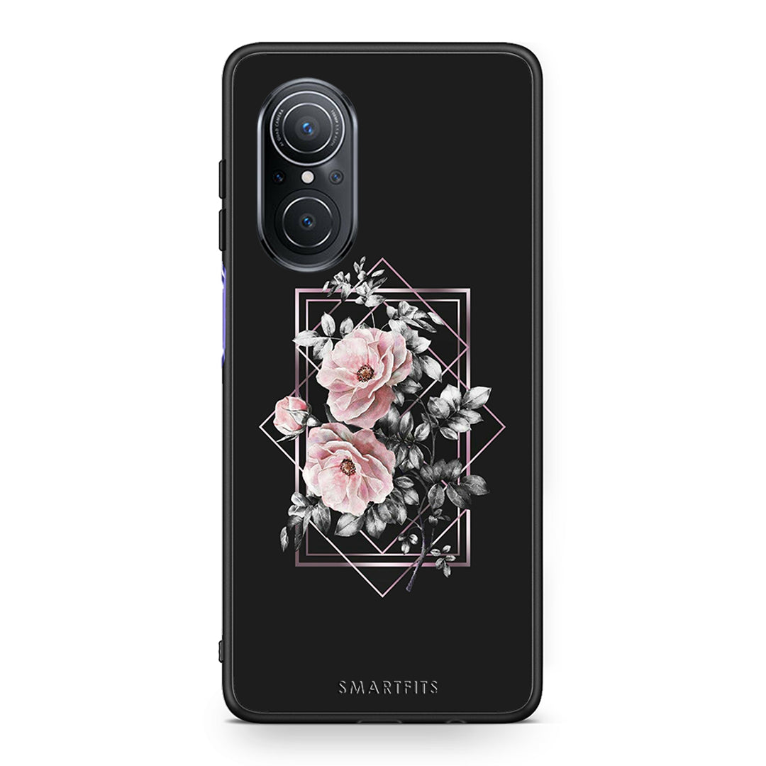4 - Huawei Nova 9 SE Frame Flower case, cover, bumper