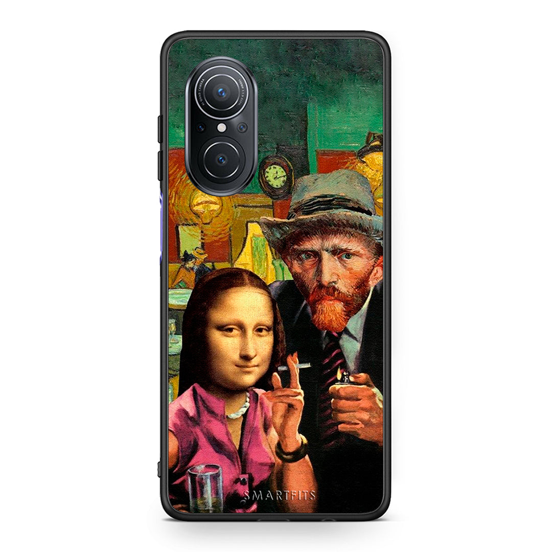 Huawei Nova 9 SE Funny Art θήκη από τη Smartfits με σχέδιο στο πίσω μέρος και μαύρο περίβλημα | Smartphone case with colorful back and black bezels by Smartfits