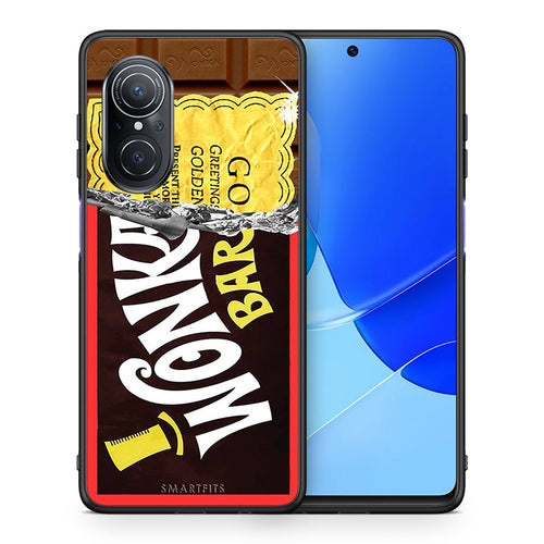 Θήκη Huawei Nova 9 SE Golden Ticket από τη Smartfits με σχέδιο στο πίσω μέρος και μαύρο περίβλημα | Huawei Nova 9 SE Golden Ticket case with colorful back and black bezels