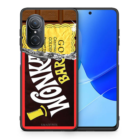 Θήκη Huawei Nova 9 SE Golden Ticket από τη Smartfits με σχέδιο στο πίσω μέρος και μαύρο περίβλημα | Huawei Nova 9 SE Golden Ticket case with colorful back and black bezels