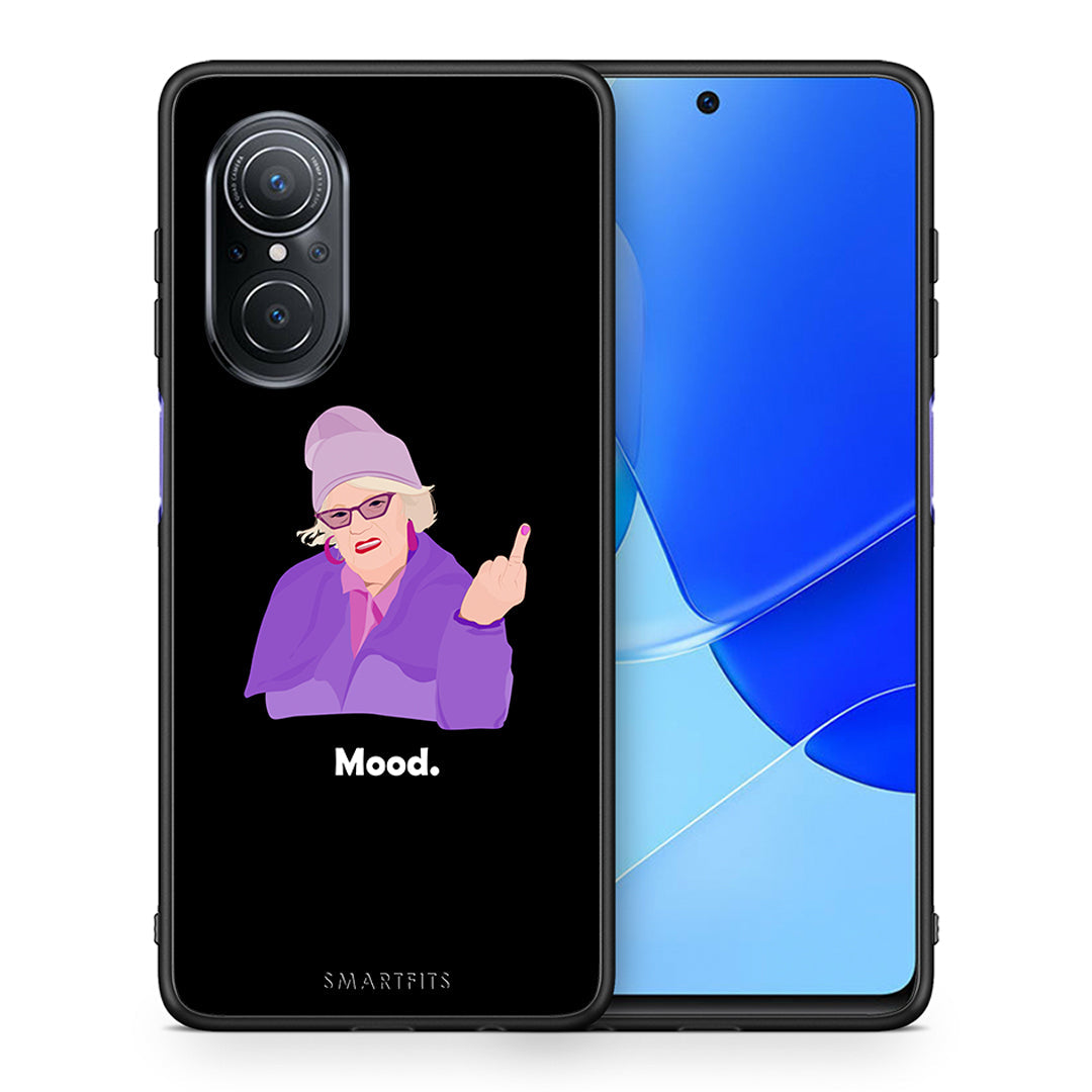 Θήκη Huawei Nova 9 SE Grandma Mood Black από τη Smartfits με σχέδιο στο πίσω μέρος και μαύρο περίβλημα | Huawei Nova 9 SE Grandma Mood Black case with colorful back and black bezels