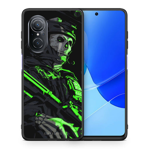 Θήκη Αγίου Βαλεντίνου Huawei Nova 9 SE Green Soldier από τη Smartfits με σχέδιο στο πίσω μέρος και μαύρο περίβλημα | Huawei Nova 9 SE Green Soldier case with colorful back and black bezels