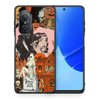 Thumbnail for Θήκη Huawei Nova 9 SE Halloween Collage από τη Smartfits με σχέδιο στο πίσω μέρος και μαύρο περίβλημα | Huawei Nova 9 SE Halloween Collage case with colorful back and black bezels