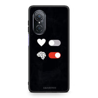 Thumbnail for Huawei Nova 9 SE Heart Vs Brain Θήκη Αγίου Βαλεντίνου από τη Smartfits με σχέδιο στο πίσω μέρος και μαύρο περίβλημα | Smartphone case with colorful back and black bezels by Smartfits