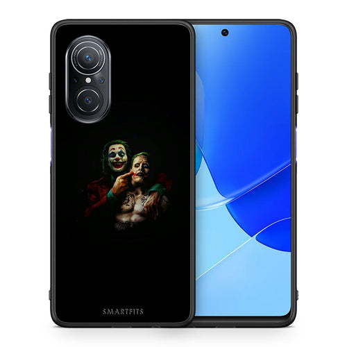 Θήκη Huawei Nova 9 SE Clown Hero από τη Smartfits με σχέδιο στο πίσω μέρος και μαύρο περίβλημα | Huawei Nova 9 SE Clown Hero case with colorful back and black bezels