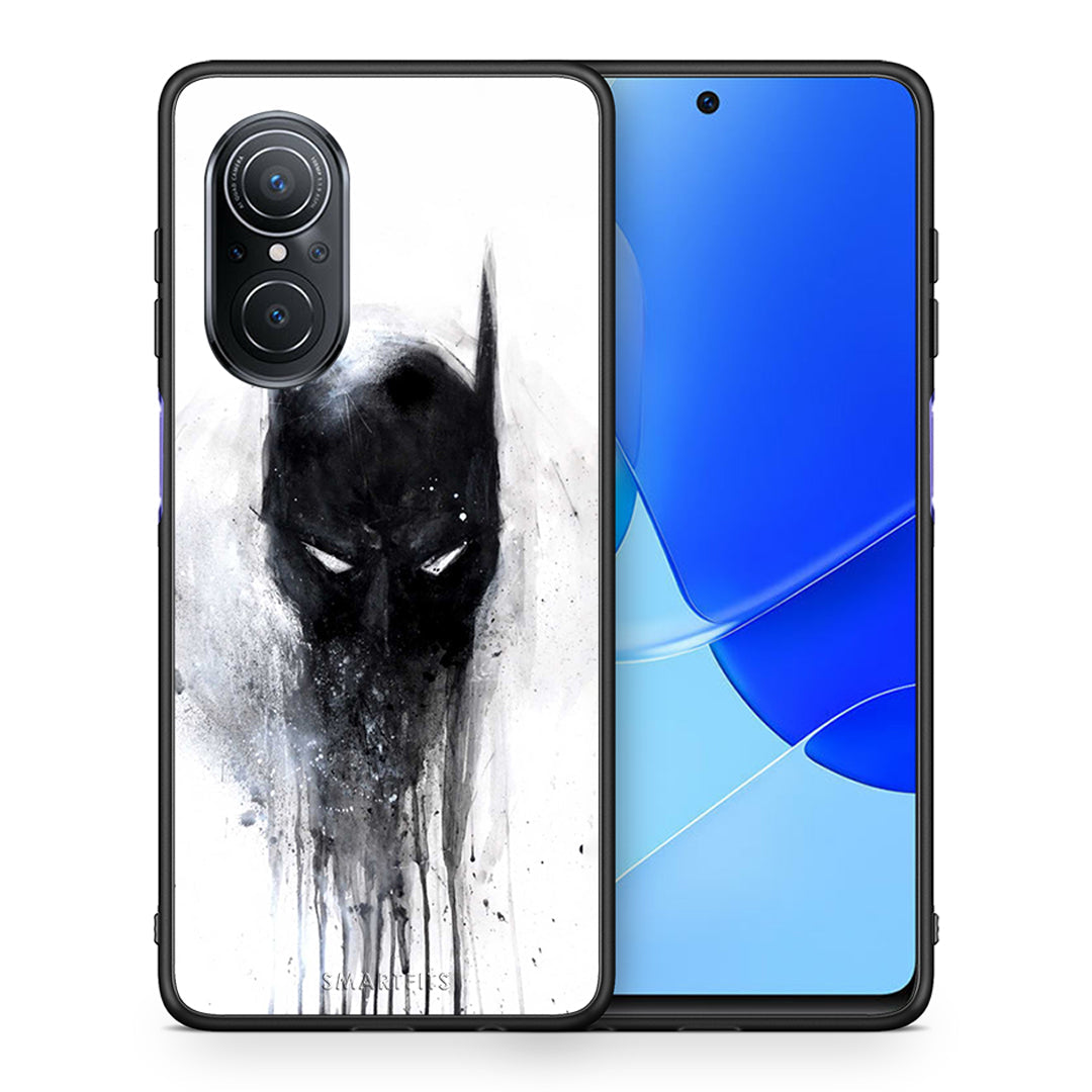 Θήκη Huawei Nova 9 SE Paint Bat Hero από τη Smartfits με σχέδιο στο πίσω μέρος και μαύρο περίβλημα | Huawei Nova 9 SE Paint Bat Hero case with colorful back and black bezels