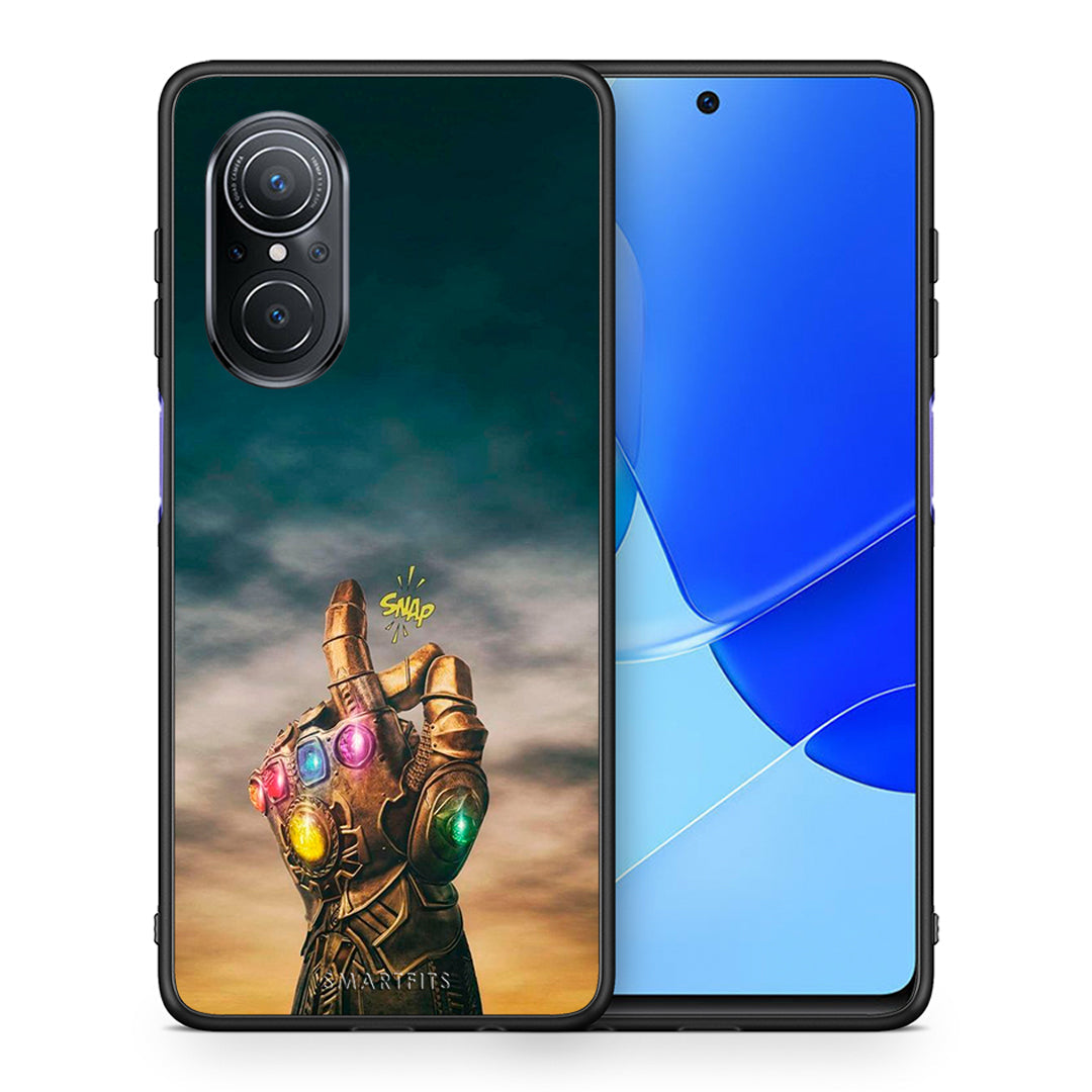 Θήκη Huawei Nova 9 SE Infinity Snap από τη Smartfits με σχέδιο στο πίσω μέρος και μαύρο περίβλημα | Huawei Nova 9 SE Infinity Snap case with colorful back and black bezels