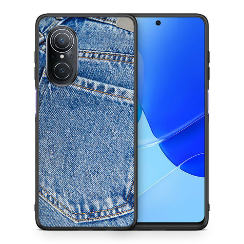 Θήκη Huawei Nova 9 SE Jeans Pocket από τη Smartfits με σχέδιο στο πίσω μέρος και μαύρο περίβλημα | Huawei Nova 9 SE Jeans Pocket case with colorful back and black bezels