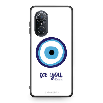 Huawei Nova 9 SE Karma Says θήκη από τη Smartfits με σχέδιο στο πίσω μέρος και μαύρο περίβλημα | Smartphone case with colorful back and black bezels by Smartfits