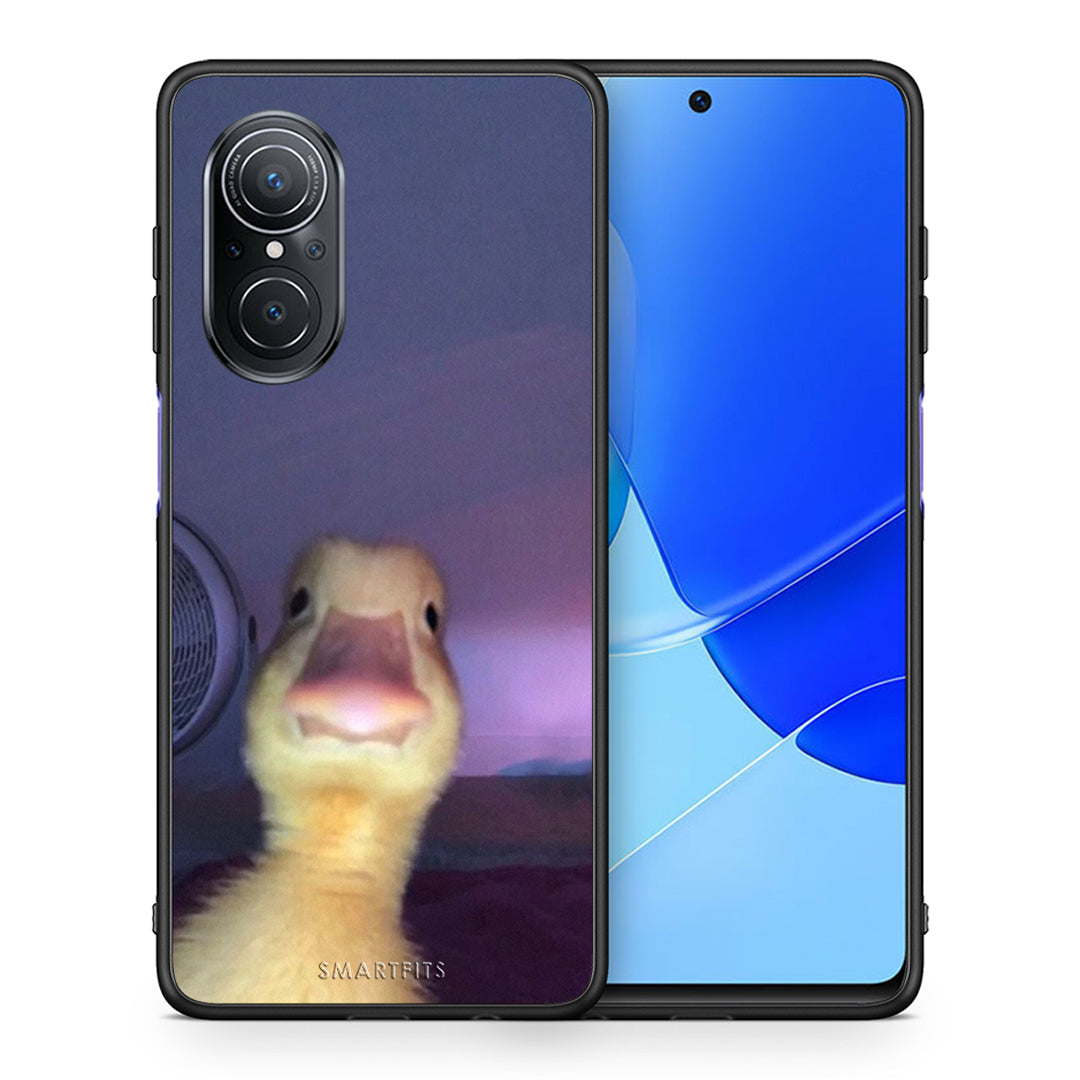 Θήκη Huawei Nova 9 SE Meme Duck από τη Smartfits με σχέδιο στο πίσω μέρος και μαύρο περίβλημα | Huawei Nova 9 SE Meme Duck case with colorful back and black bezels