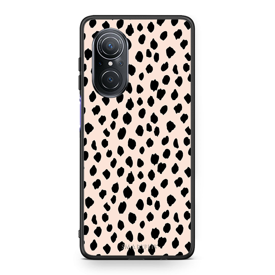 Huawei Nova 9 SE New Polka Dots θήκη από τη Smartfits με σχέδιο στο πίσω μέρος και μαύρο περίβλημα | Smartphone case with colorful back and black bezels by Smartfits