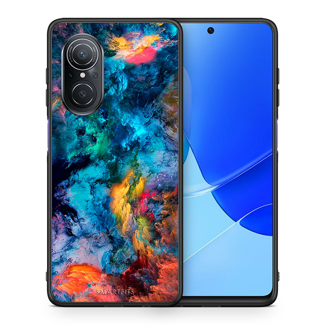 Θήκη Huawei Nova 9 SE Crayola Paint από τη Smartfits με σχέδιο στο πίσω μέρος και μαύρο περίβλημα | Huawei Nova 9 SE Crayola Paint case with colorful back and black bezels