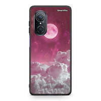 Thumbnail for Huawei Nova 9 SE Pink Moon Θήκη από τη Smartfits με σχέδιο στο πίσω μέρος και μαύρο περίβλημα | Smartphone case with colorful back and black bezels by Smartfits