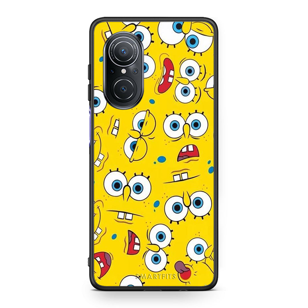 4 - Huawei Nova 9 SE Sponge PopArt case, cover, bumper