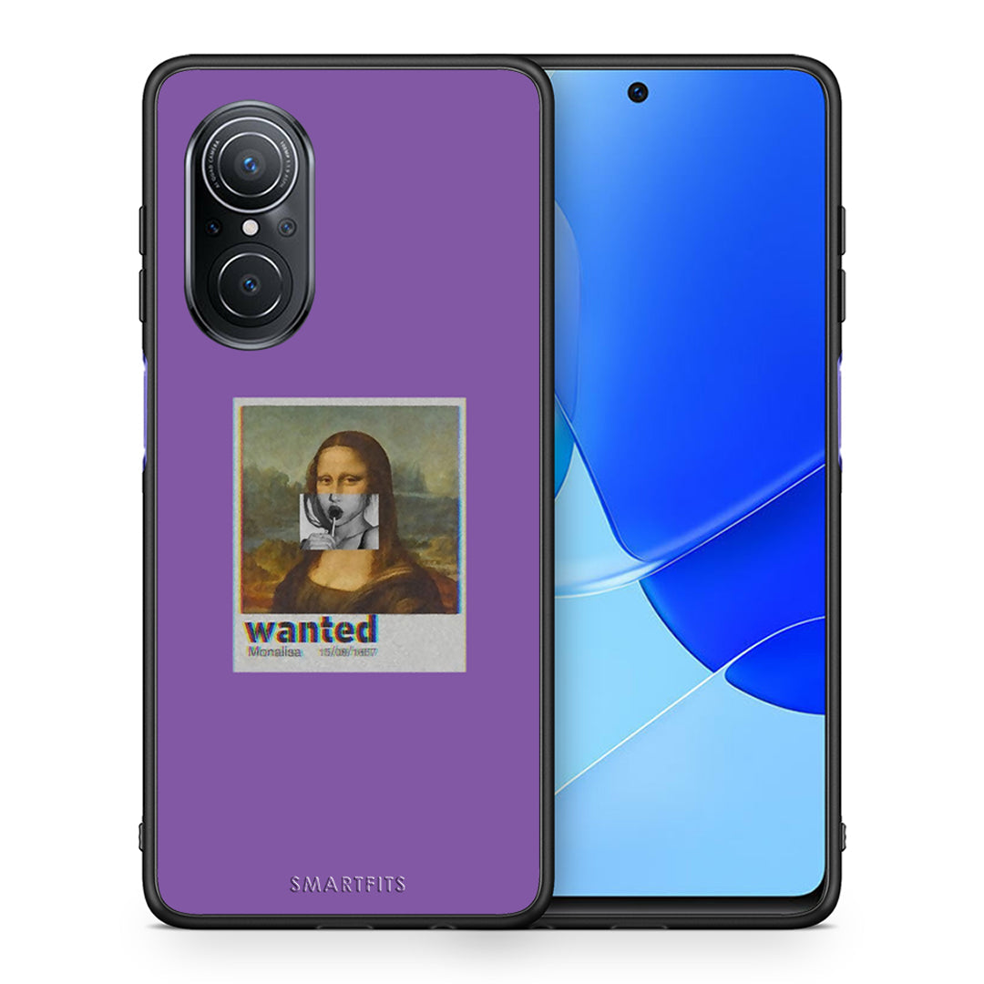 Θήκη Huawei Nova 9 SE Monalisa Popart από τη Smartfits με σχέδιο στο πίσω μέρος και μαύρο περίβλημα | Huawei Nova 9 SE Monalisa Popart case with colorful back and black bezels