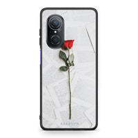 Thumbnail for Huawei Nova 9 SE Red Rose θήκη από τη Smartfits με σχέδιο στο πίσω μέρος και μαύρο περίβλημα | Smartphone case with colorful back and black bezels by Smartfits
