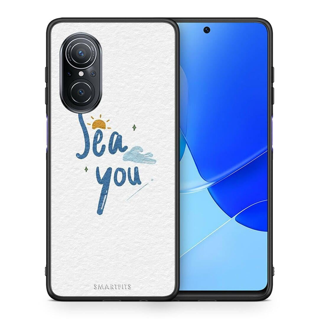 Θήκη Huawei Nova 9 SE Sea You από τη Smartfits με σχέδιο στο πίσω μέρος και μαύρο περίβλημα | Huawei Nova 9 SE Sea You case with colorful back and black bezels