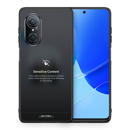 Θήκη Huawei Nova 9 SE Sensitive Content από τη Smartfits με σχέδιο στο πίσω μέρος και μαύρο περίβλημα | Huawei Nova 9 SE Sensitive Content case with colorful back and black bezels