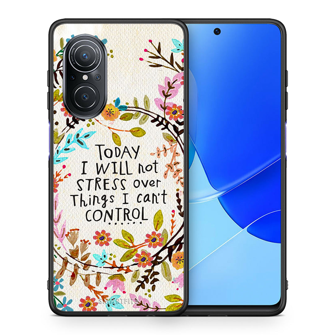 Θήκη Huawei Nova 9 SE Stress Over από τη Smartfits με σχέδιο στο πίσω μέρος και μαύρο περίβλημα | Huawei Nova 9 SE Stress Over case with colorful back and black bezels