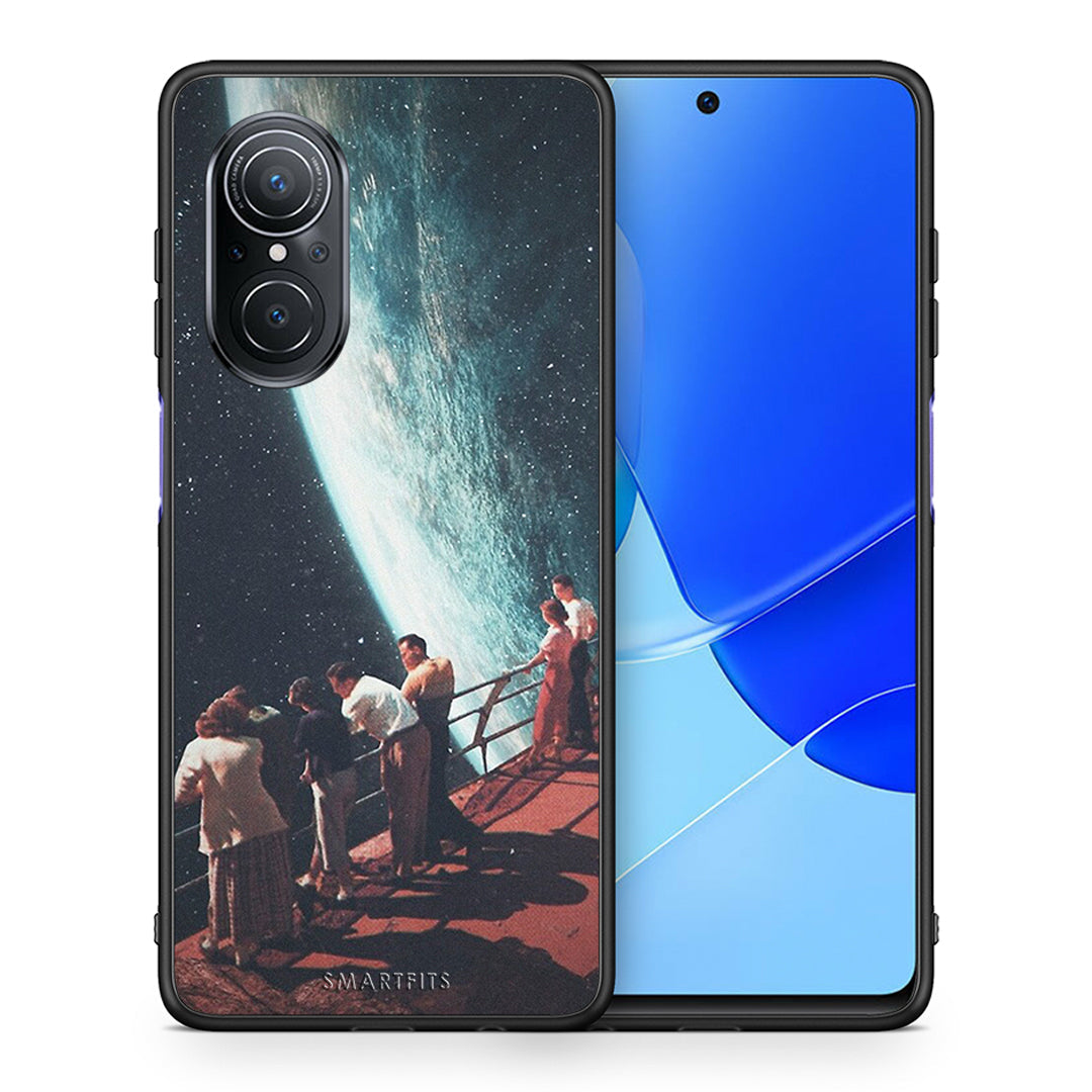 Θήκη Huawei Nova 9 SE Surreal View από τη Smartfits με σχέδιο στο πίσω μέρος και μαύρο περίβλημα | Huawei Nova 9 SE Surreal View case with colorful back and black bezels