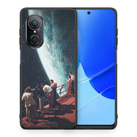 Thumbnail for Θήκη Huawei Nova 9 SE Surreal View από τη Smartfits με σχέδιο στο πίσω μέρος και μαύρο περίβλημα | Huawei Nova 9 SE Surreal View case with colorful back and black bezels
