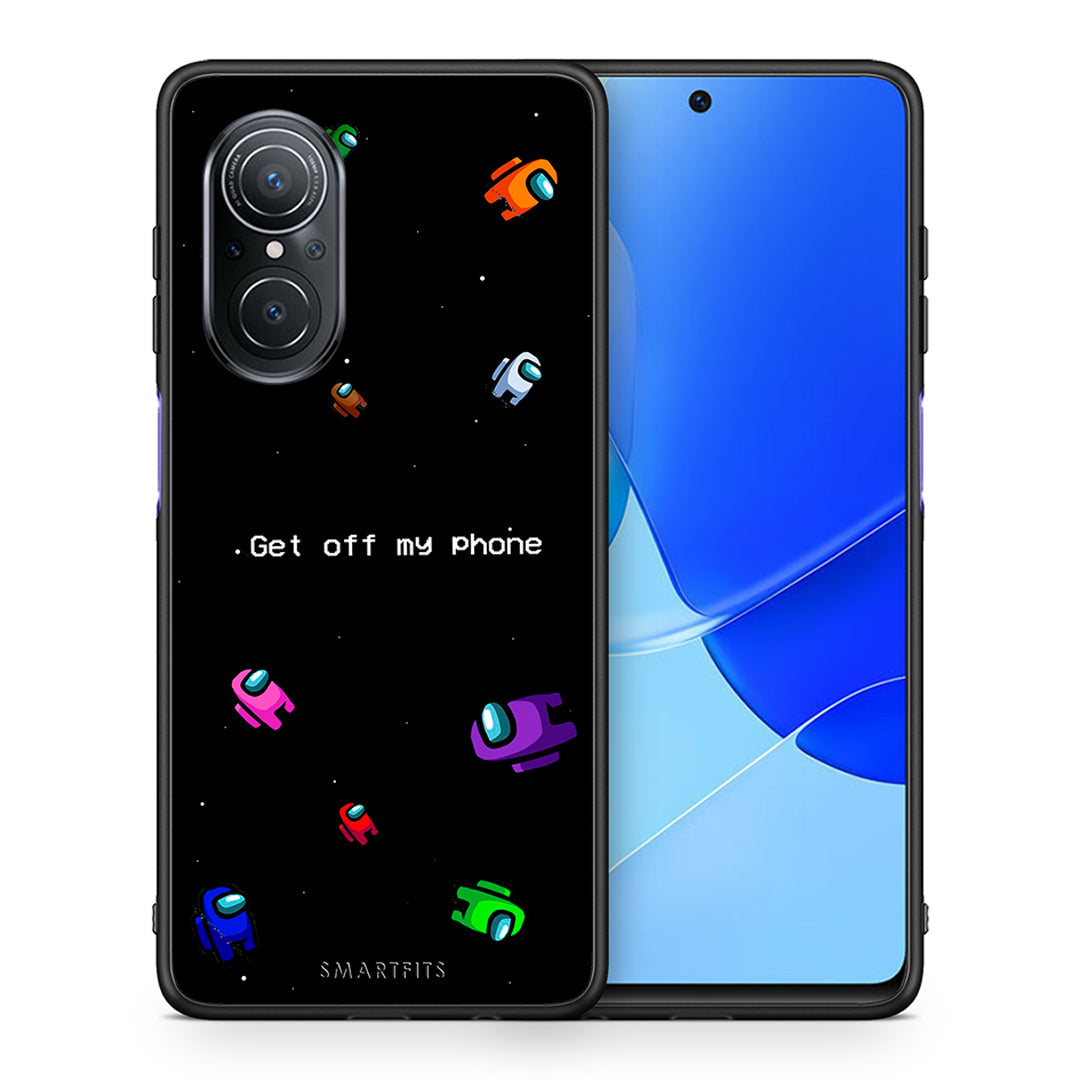 Θήκη Huawei Nova 9 SE AFK Text από τη Smartfits με σχέδιο στο πίσω μέρος και μαύρο περίβλημα | Huawei Nova 9 SE AFK Text case with colorful back and black bezels