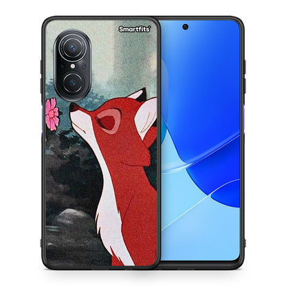 Θήκη Huawei Nova 9 SE Tod And Vixey Love 2 από τη Smartfits με σχέδιο στο πίσω μέρος και μαύρο περίβλημα | Huawei Nova 9 SE Tod And Vixey Love 2 case with colorful back and black bezels