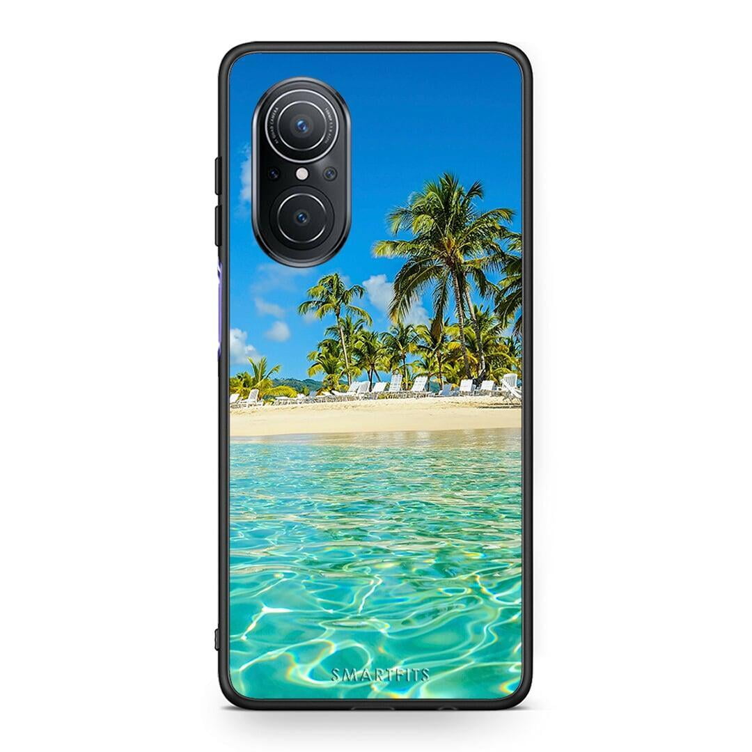Huawei Nova 9 SE Tropical Vibes Θήκη από τη Smartfits με σχέδιο στο πίσω μέρος και μαύρο περίβλημα | Smartphone case with colorful back and black bezels by Smartfits