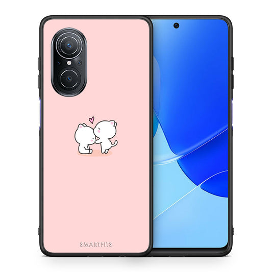 Θήκη Huawei Nova 9 SE Love Valentine από τη Smartfits με σχέδιο στο πίσω μέρος και μαύρο περίβλημα | Huawei Nova 9 SE Love Valentine case with colorful back and black bezels