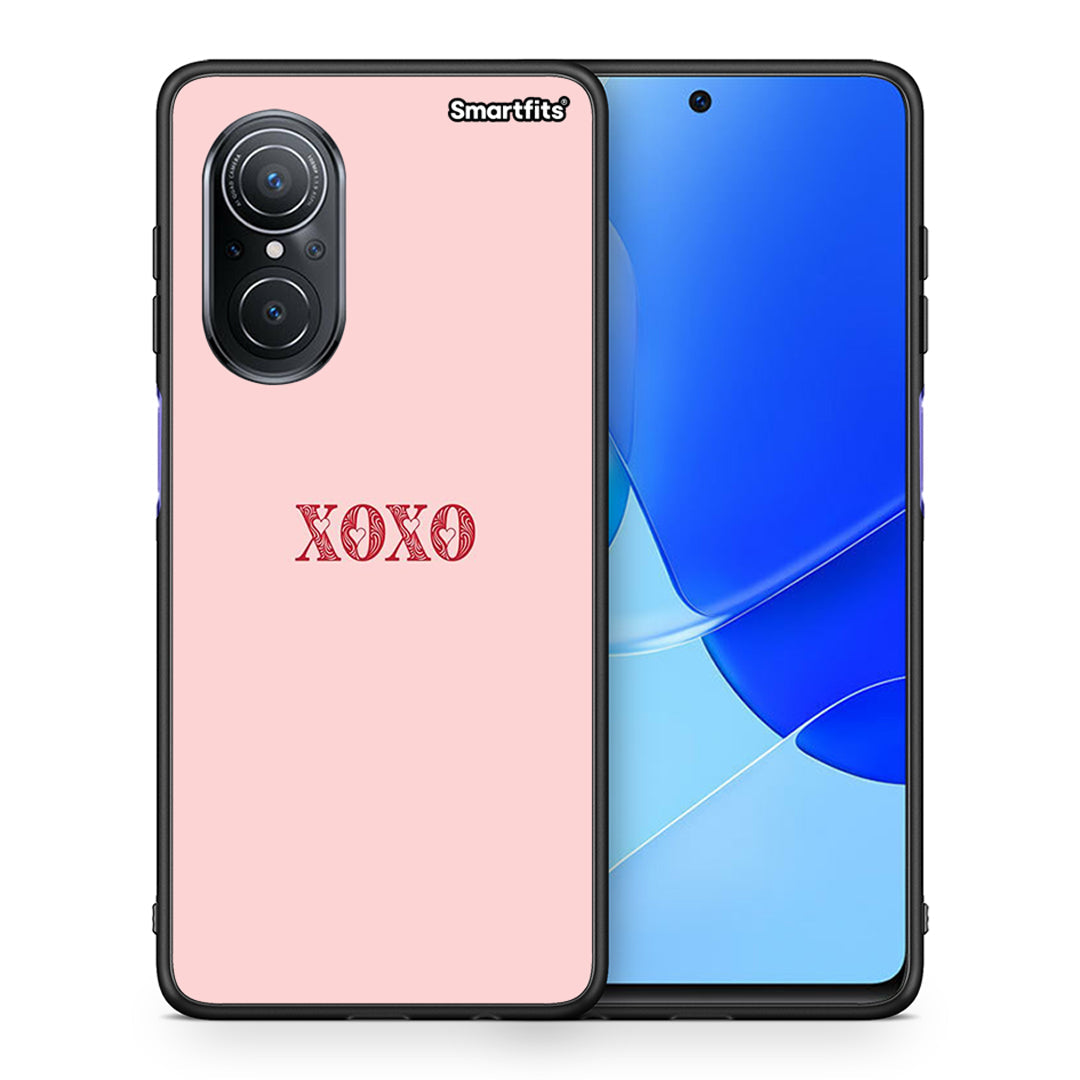 Θήκη Huawei Nova 9 SE XOXO Love από τη Smartfits με σχέδιο στο πίσω μέρος και μαύρο περίβλημα | Huawei Nova 9 SE XOXO Love case with colorful back and black bezels