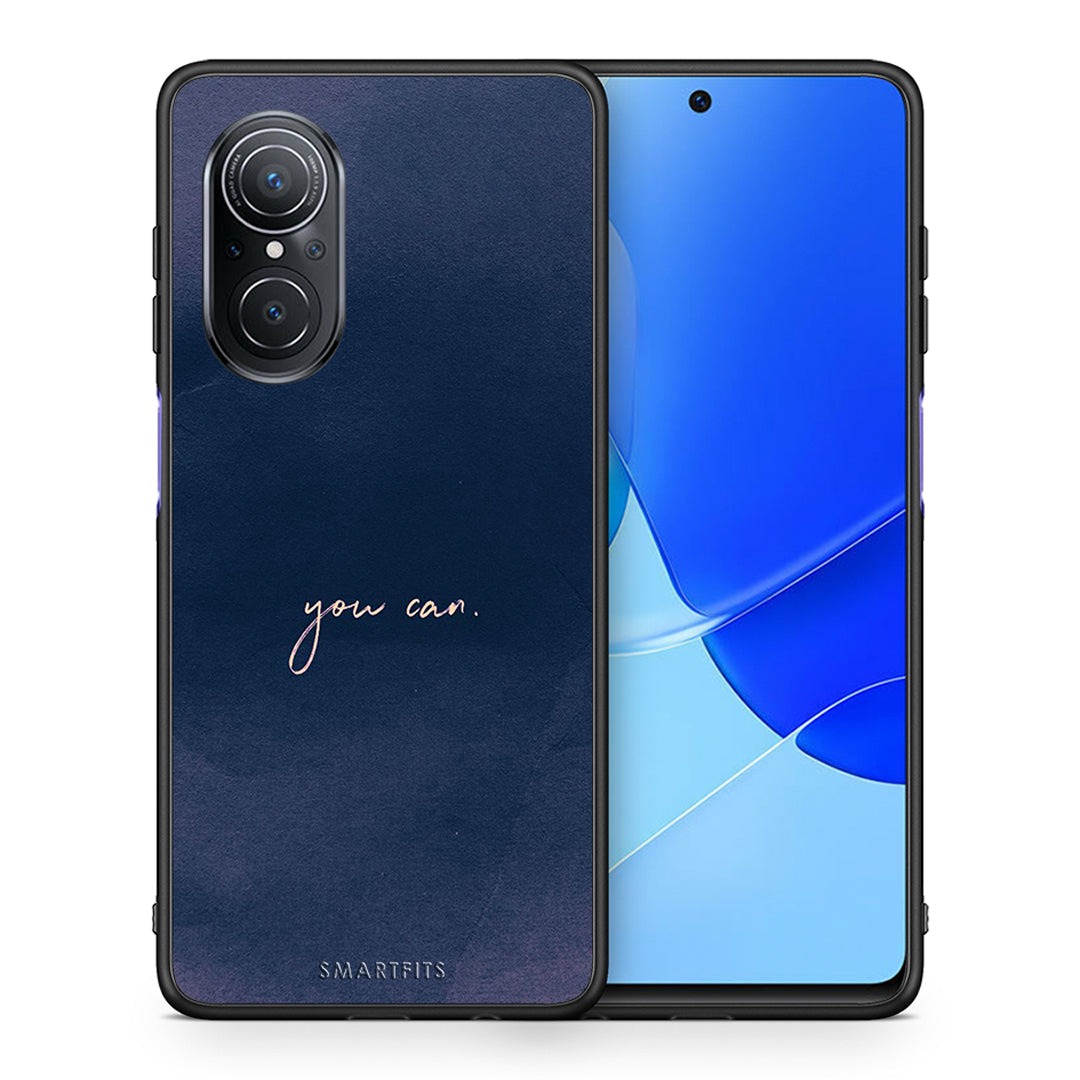 Θήκη Huawei Nova 9 SE You Can από τη Smartfits με σχέδιο στο πίσω μέρος και μαύρο περίβλημα | Huawei Nova 9 SE You Can case with colorful back and black bezels