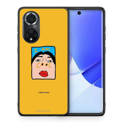 Θήκη Αγίου Βαλεντίνου Huawei Nova 9 / Honor 50 So Cool από τη Smartfits με σχέδιο στο πίσω μέρος και μαύρο περίβλημα | Huawei Nova 9 / Honor 50 So Cool case with colorful back and black bezels