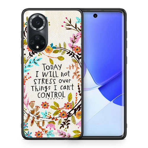 Θήκη Huawei Nova 9/Honor 50 Stress Over από τη Smartfits με σχέδιο στο πίσω μέρος και μαύρο περίβλημα | Huawei Nova 9/Honor 50 Stress Over case with colorful back and black bezels