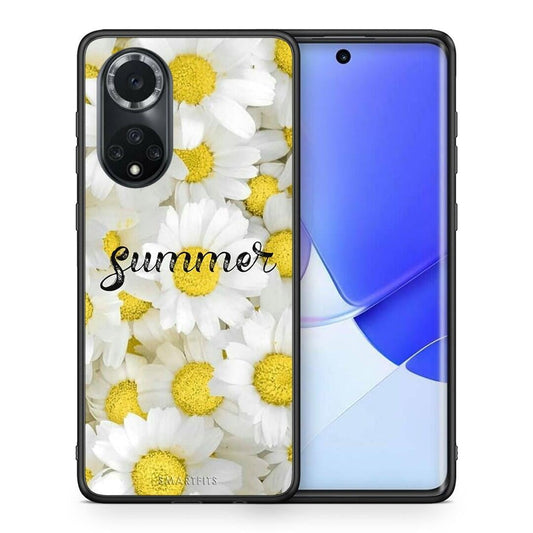 Θήκη Huawei Nova 9 / Honor 50 Summer Daisies από τη Smartfits με σχέδιο στο πίσω μέρος και μαύρο περίβλημα | Huawei Nova 9 / Honor 50 Summer Daisies case with colorful back and black bezels