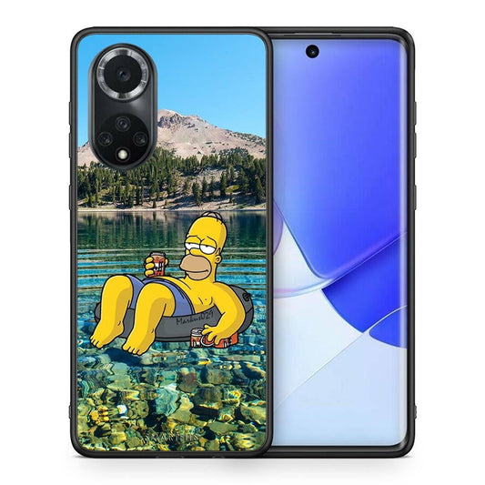Θήκη Huawei Nova 9 / Honor 50 Summer Happiness από τη Smartfits με σχέδιο στο πίσω μέρος και μαύρο περίβλημα | Huawei Nova 9 / Honor 50 Summer Happiness case with colorful back and black bezels