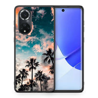 Thumbnail for Θήκη Huawei Nova 9/Honor 50 Sky Summer από τη Smartfits με σχέδιο στο πίσω μέρος και μαύρο περίβλημα | Huawei Nova 9/Honor 50 Sky Summer case with colorful back and black bezels