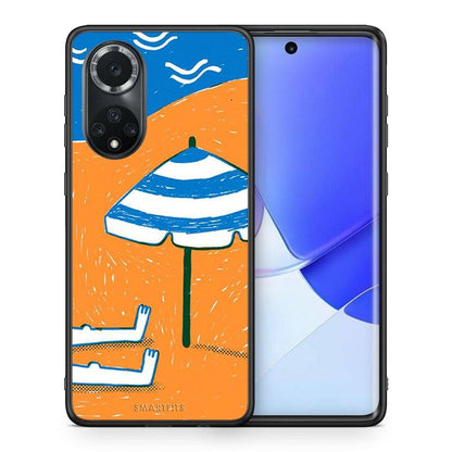 Θήκη Huawei Nova 9 / Honor 50 Summering από τη Smartfits με σχέδιο στο πίσω μέρος και μαύρο περίβλημα | Huawei Nova 9 / Honor 50 Summering case with colorful back and black bezels