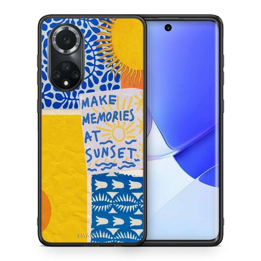 Θήκη Huawei Nova 9 / Honor 50 Sunset Memories από τη Smartfits με σχέδιο στο πίσω μέρος και μαύρο περίβλημα | Huawei Nova 9 / Honor 50 Sunset Memories case with colorful back and black bezels