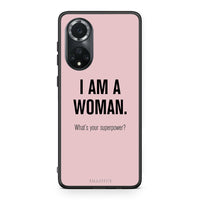 Thumbnail for Huawei Nova 9/Honor 50 Superpower Woman θήκη από τη Smartfits με σχέδιο στο πίσω μέρος και μαύρο περίβλημα | Smartphone case with colorful back and black bezels by Smartfits