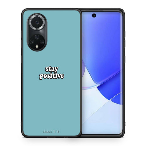 Θήκη Huawei Nova 9/Honor 50 Positive Text από τη Smartfits με σχέδιο στο πίσω μέρος και μαύρο περίβλημα | Huawei Nova 9/Honor 50 Positive Text case with colorful back and black bezels