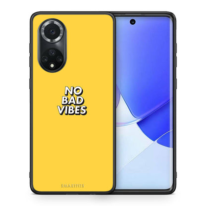 Θήκη Huawei Nova 9/Honor 50 Vibes Text από τη Smartfits με σχέδιο στο πίσω μέρος και μαύρο περίβλημα | Huawei Nova 9/Honor 50 Vibes Text case with colorful back and black bezels