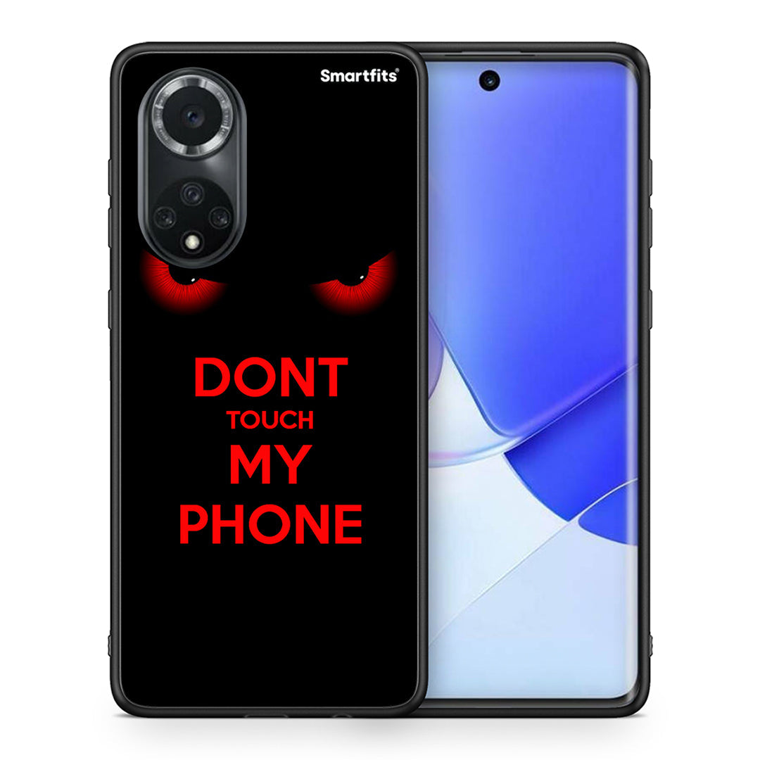 Θήκη Huawei Nova 9 / Honor 50 Touch My Phone από τη Smartfits με σχέδιο στο πίσω μέρος και μαύρο περίβλημα | Huawei Nova 9 / Honor 50 Touch My Phone case with colorful back and black bezels