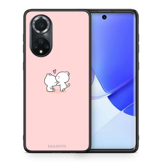 Θήκη Huawei Nova 9/Honor 50 Love Valentine από τη Smartfits με σχέδιο στο πίσω μέρος και μαύρο περίβλημα | Huawei Nova 9/Honor 50 Love Valentine case with colorful back and black bezels