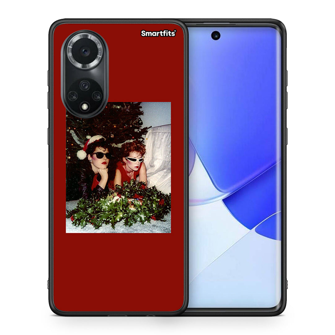 Θήκη Huawei Nova 9/Honor 50 Waiting For Xmas από τη Smartfits με σχέδιο στο πίσω μέρος και μαύρο περίβλημα | Huawei Nova 9/Honor 50 Waiting For Xmas case with colorful back and black bezels