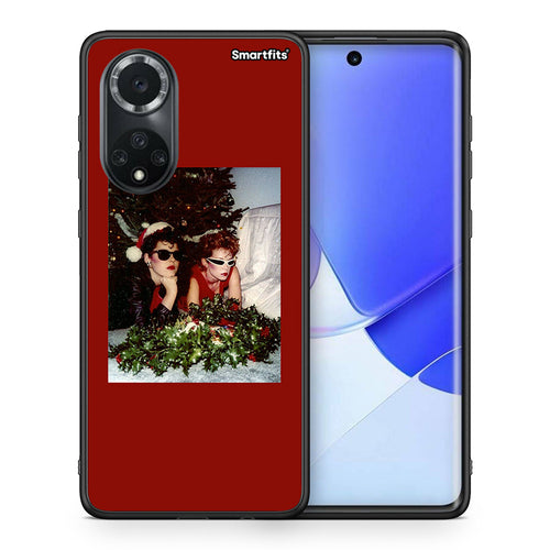 Θήκη Huawei Nova 9/Honor 50 Waiting For Xmas από τη Smartfits με σχέδιο στο πίσω μέρος και μαύρο περίβλημα | Huawei Nova 9/Honor 50 Waiting For Xmas case with colorful back and black bezels