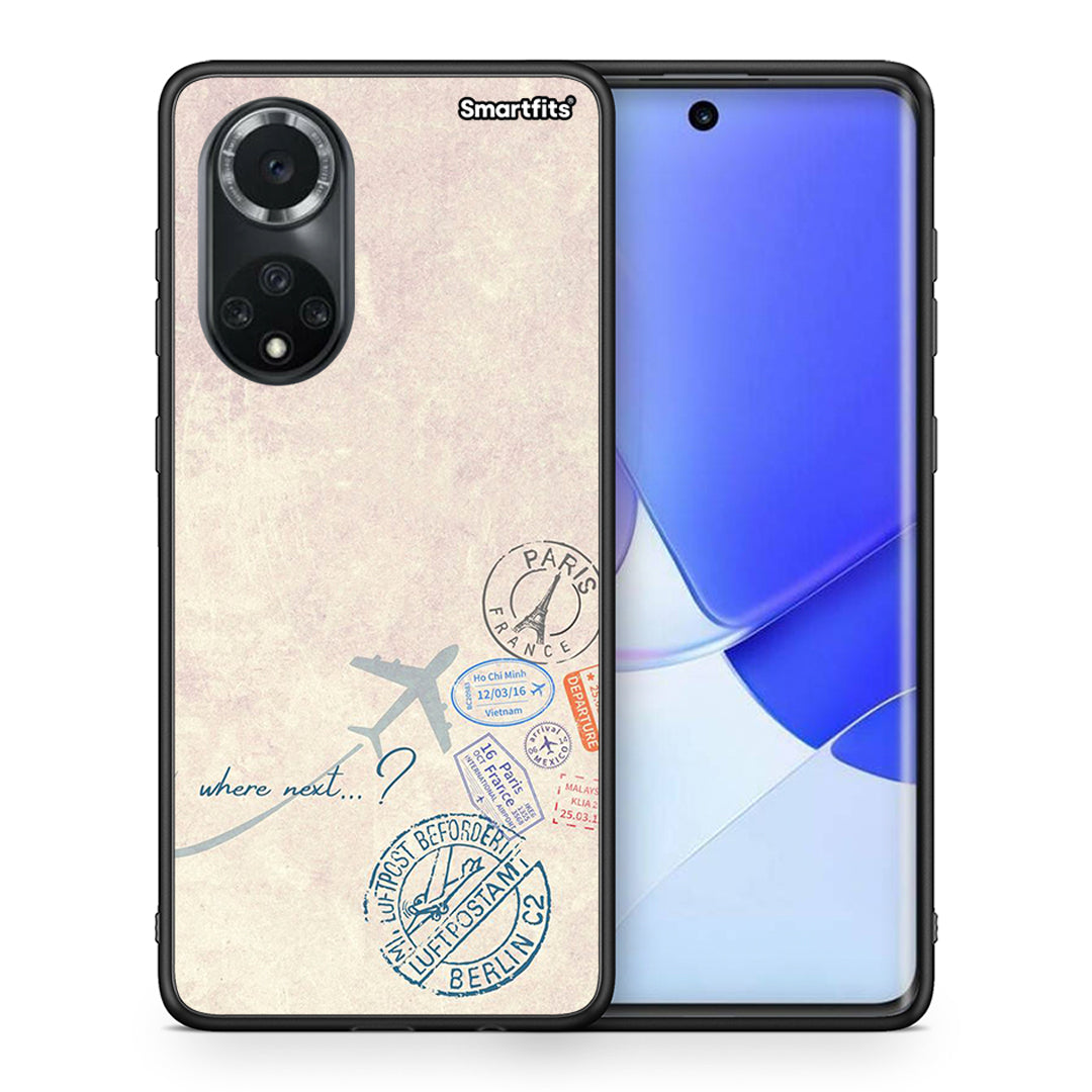 Θήκη Huawei Nova 9 / Honor 50 Where Next από τη Smartfits με σχέδιο στο πίσω μέρος και μαύρο περίβλημα | Huawei Nova 9 / Honor 50 Where Next case with colorful back and black bezels