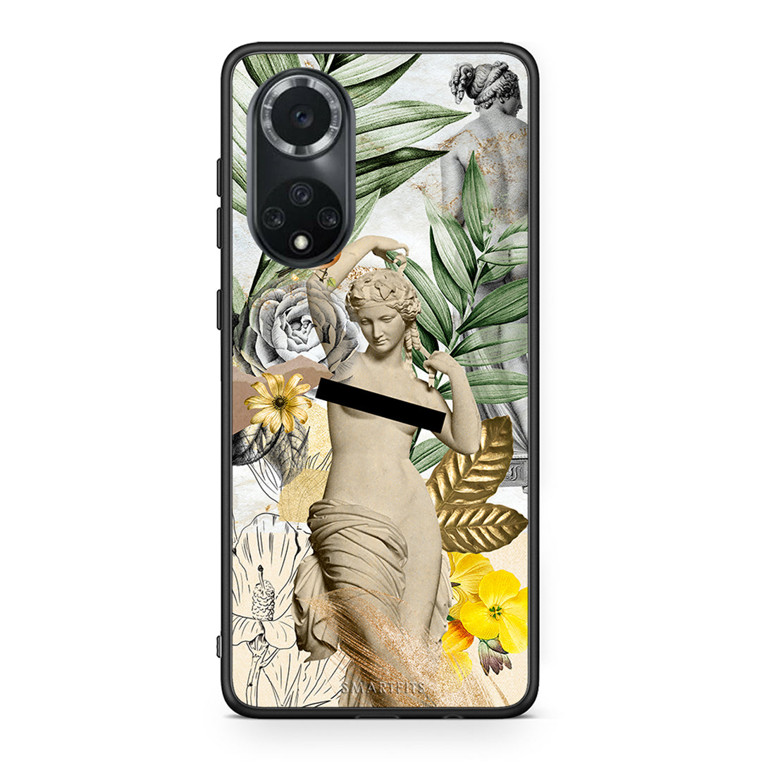 Huawei Nova 9/Honor 50 Woman Statue θήκη από τη Smartfits με σχέδιο στο πίσω μέρος και μαύρο περίβλημα | Smartphone case with colorful back and black bezels by Smartfits