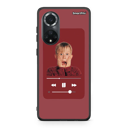 Huawei Nova 9/Honor 50 Xmas Alone Music θήκη από τη Smartfits με σχέδιο στο πίσω μέρος και μαύρο περίβλημα | Smartphone case with colorful back and black bezels by Smartfits